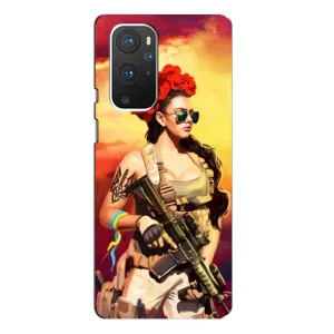 ЗСУ Чохли (TPU) для OnePlus 9 Pro (Жінка солдат)