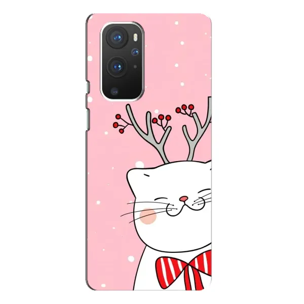 Чехол с рисунком «Зимний кот» для OnePlus 9 Pro Чехол с рисунком «Зимний кот» для OnePlus 9 Pro