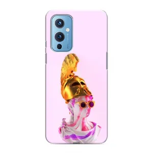 Чехол с Прикольным принтом на OnePlus 9 (АРТ Статуя)