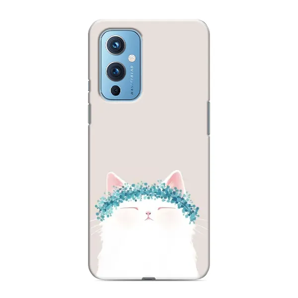 Чехол с рисунком «Белый котик» для OnePlus 9 Чехол с рисунком «Белый котик» для OnePlus 9