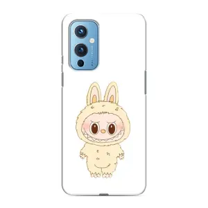 Чехол с принтом Лабубу для OnePlus 9 (Бежевый Лабубу)