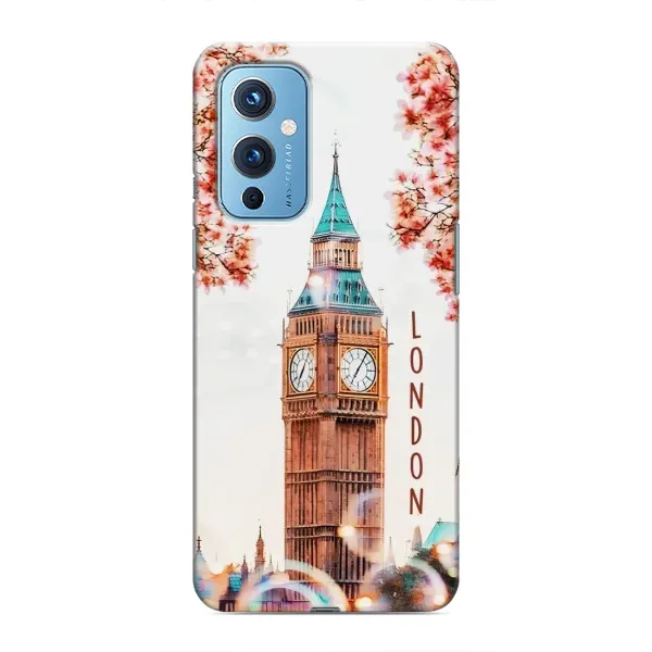 Чехол с рисунком «Часы Лондон» для OnePlus 9