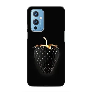 Чехол с изображением  вкусной еды для OnePlus 9 (Чёрная клубника)