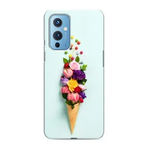 Чохли з тематикою "КВІТИ" на OnePlus 9 (Квітка-морозиво)