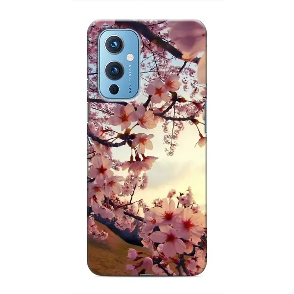 Чехол с рисунком «Цветущая сакура» для OnePlus 9 Чехол с рисунком «Цветущая сакура» для OnePlus 9