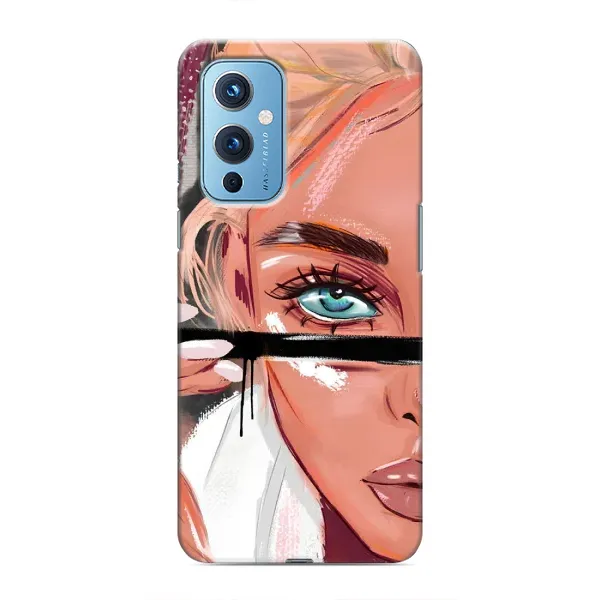 Чехол с рисунком «Девушка и ресницы» для OnePlus 9 Чехол с рисунком «Девушка и ресницы» для OnePlus 9