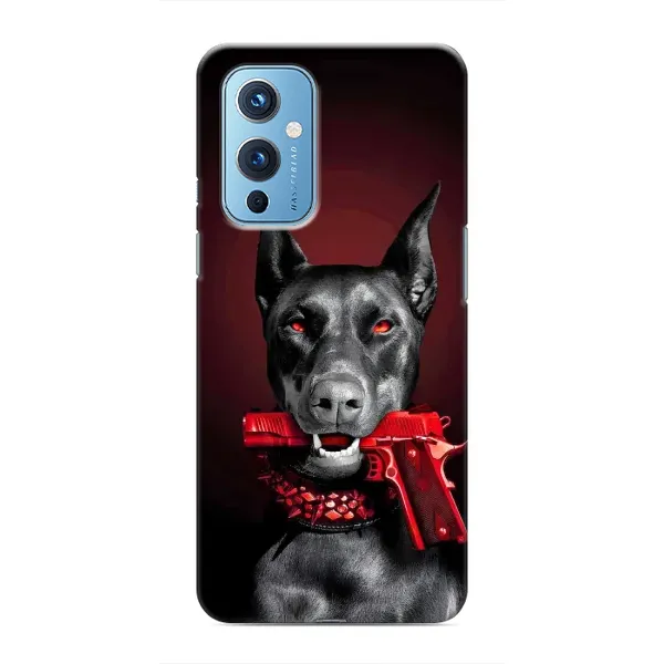 Чехол с рисунком «Доберман злой» для OnePlus 9 Чехол с рисунком «Доберман злой» для OnePlus 9