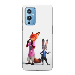 Силіконовий чохол з принтом Зоотрополіс для OnePlus 9 (Джуді і Нік)