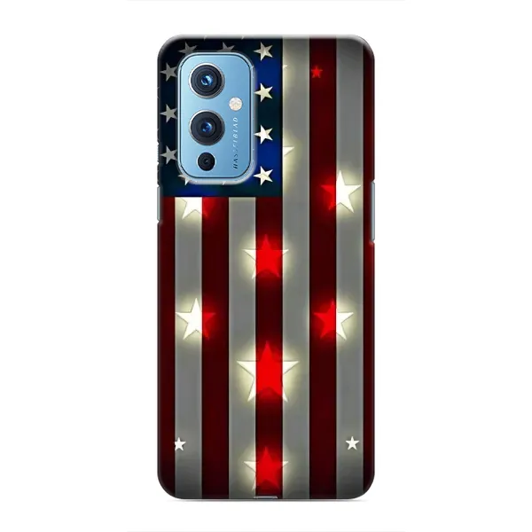 Чехол с рисунком «Флаг США 2» для OnePlus 9 Чехол с рисунком «Флаг США 2» для OnePlus 9