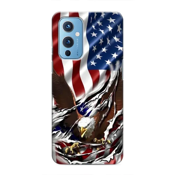Чехол с рисунком «Флаг USA» для OnePlus 9 Чехол с рисунком «Флаг USA» для OnePlus 9