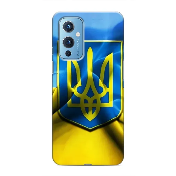 Чехол с рисунком «Герб и Флаг Украины» для OnePlus 9 Чехол с рисунком «Герб и Флаг Украины» для OnePlus 9