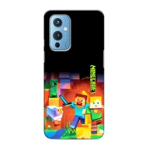 Чехлы для OnePlus 9 (Персонажи Майн Крафт) (Герой Майнкрафт)