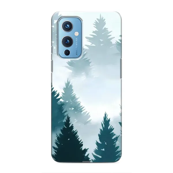 Чехол с рисунком «Горный лес» для OnePlus 9
