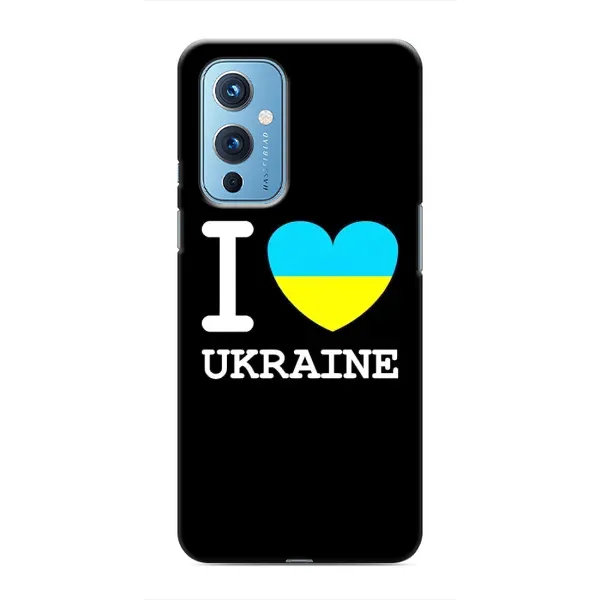 Чехол с рисунком «I Love Ukraine» для OnePlus 9 Чехол с рисунком «I Love Ukraine» для OnePlus 9