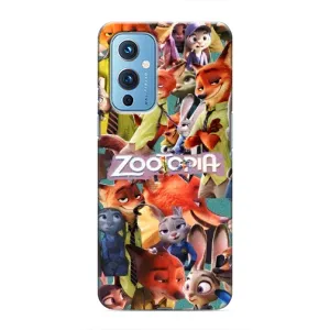 Силіконовий чохол з принтом Зоотрополіс для OnePlus 9 (Колаж героїв)