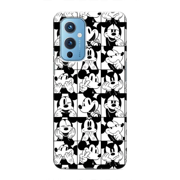Чохол з малюнком «Колаж Микки Маус» для OnePlus 9 Чохол з малюнком «Колаж Микки Маус» для OnePlus 9