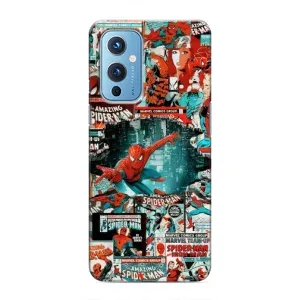 Чехол Супергерой Человека Паука на OnePlus 9 (Комиксы Человек Паук)