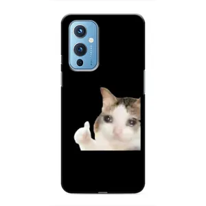 Бампер с принтом Мемы для OnePlus 9 (Кот в слезах)