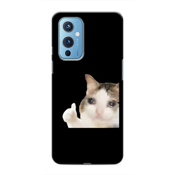 Чехол с рисунком «Кот в слезах» для OnePlus 9