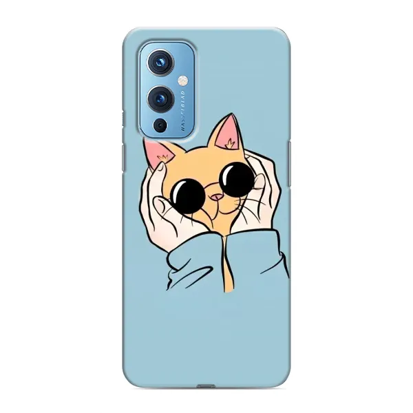 Чехол с рисунком «КОТИК в очках» для OnePlus 9 Чехол с рисунком «КОТИК в очках» для OnePlus 9