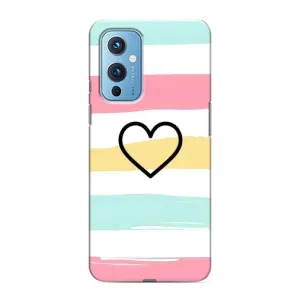 Чехлы с тематикой "Маленькие Сердечки" на OnePlus 9 (Красивое сердечко)