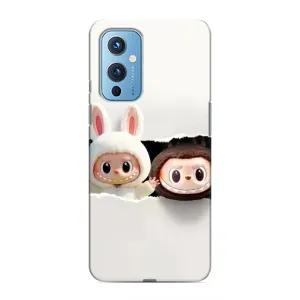 Чехол с принтом Лабубу для OnePlus 9 (Фигурки Labubu)