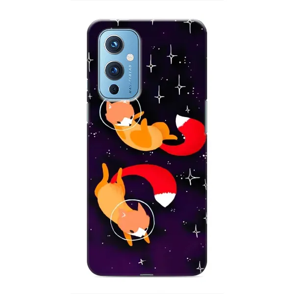 Чехол с рисунком «Лисы» для OnePlus 9