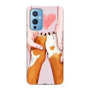 Чехол (ТПУ) Милые собачки для OnePlus 9 (Любовь к собакам)