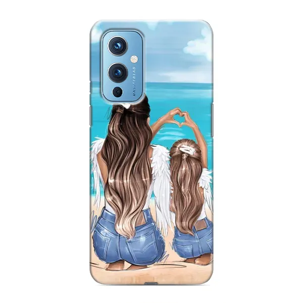 Чехол с рисунком «Мама и дочь» для OnePlus 9