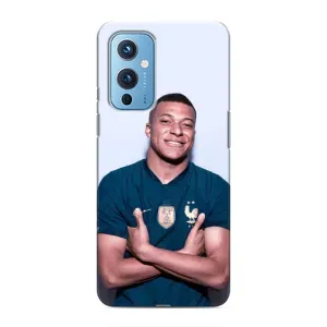Чехол (TPU) с Футболистом на OnePlus 9 (Мбаппешичка)