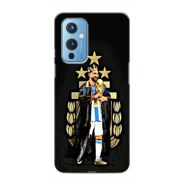 Чехол с рисунком «Месси король» для OnePlus 9 Чехол с рисунком «Месси король» для OnePlus 9