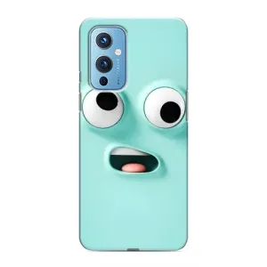 Силиконовые Чехлы (смешные стикеры) для OnePlus 9 (Забавное мятное лицо)