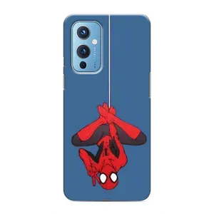 Чехол Супергерой Человека Паука на OnePlus 9 (На паутине)