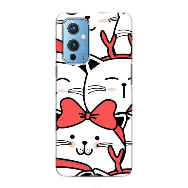 Чехол с рисунком «Новогодние котики» для OnePlus 9 Чехол с рисунком «Новогодние котики» для OnePlus 9