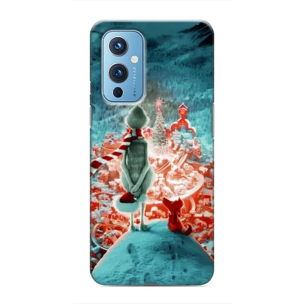 Чохол з малюнком «Новорічний Грінч» для OnePlus 9 Чохол з малюнком «Новорічний Грінч» для OnePlus 9
