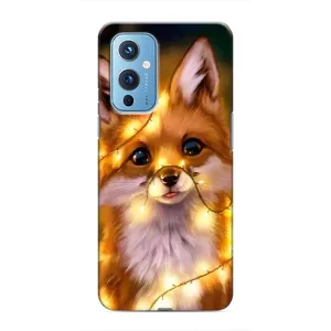 Чехол с Лисичкой для OnePlus 9 (Новогодний лисенок)