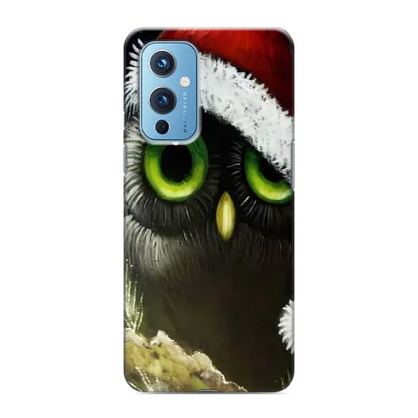 Чехол с рисунком «Новогодняя Сова» для OnePlus 9 Чехол с рисунком «Новогодняя Сова» для OnePlus 9