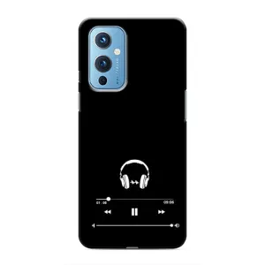 Чохол з картинками на чорному фоні для OnePlus 9 (Плеєр)