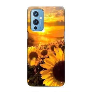 Чохол з Квітами для OnePlus 9 (поле соняшників)