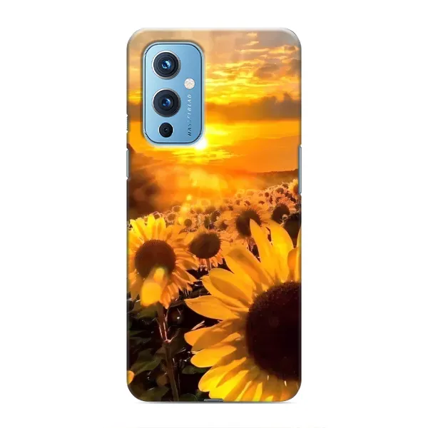 Чехол с рисунком «поле подсолнухов» для OnePlus 9