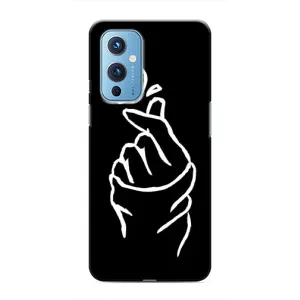 Чехол с рисунком «Сердце на черном» для OnePlus 9
