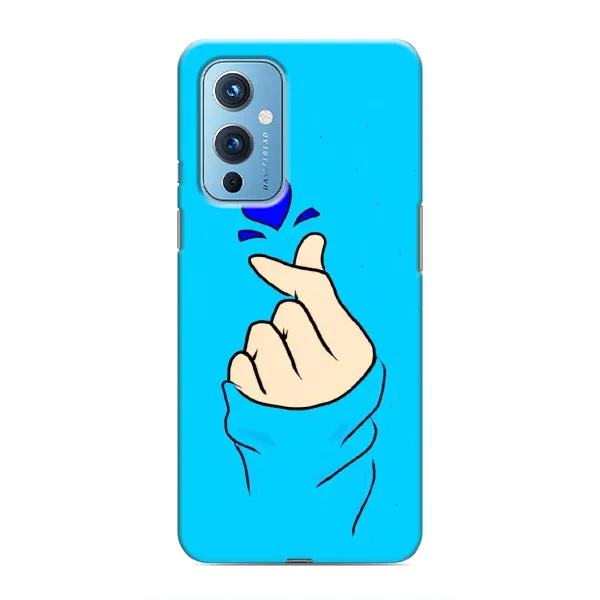 Чехол с рисунком «Сердце на синем» для OnePlus 9 Чехол с рисунком «Сердце на синем» для OnePlus 9