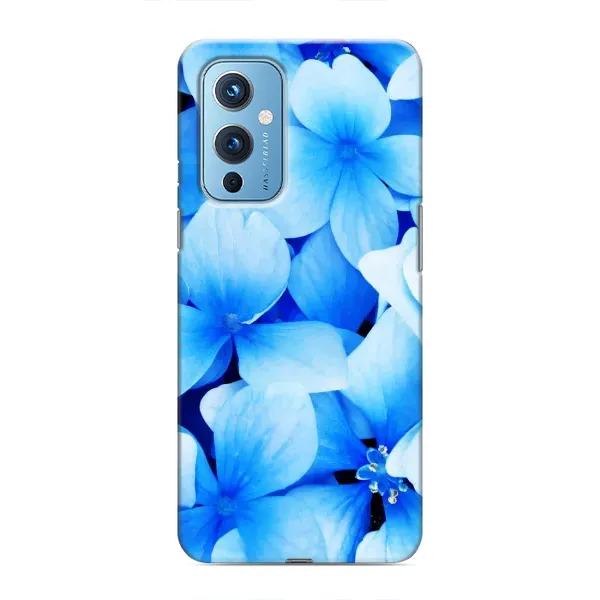 Чехол с рисунком «Синие цветы» для OnePlus 9 Чехол с рисунком «Синие цветы» для OnePlus 9