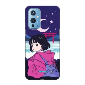 Чехол с персонажами АНИМЕ на OnePlus 9 (Синобу Миякэ)