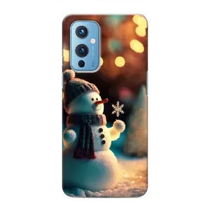 Чохли на Новий Рік OnePlus 9 (Сніговик святковий)