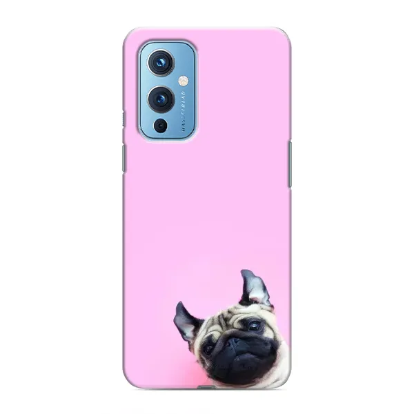 Чехол с рисунком «Собака на розовом» для OnePlus 9 Чехол с рисунком «Собака на розовом» для OnePlus 9