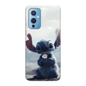 Чохол з малюнком «Стіч з квіткою» для OnePlus 9