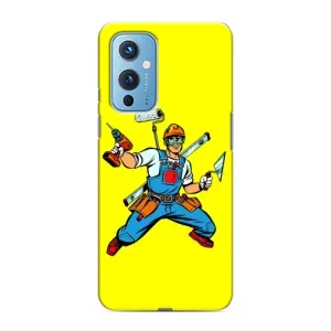 Силіконовий бампер (Працівники) на OnePlus 9 (Будівельник)