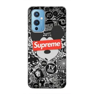 Чехол с рисунком «Supreme Маус» для OnePlus 9