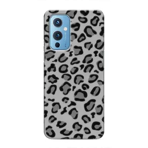 Чехол с леопардовым принтом на OnePlus 9 (Темный леопрад)